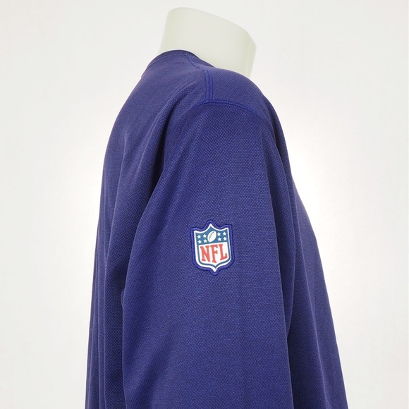 Nike Minnesota Vikings Sweatshirt Mens 2XL XXL Purple Therma-Fit Blend NFL Team - Picture 4 of 5